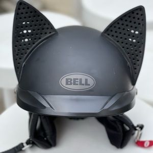 Ladies Bell Motorcycle Helmet w/ Cat Ears Sz XS/S